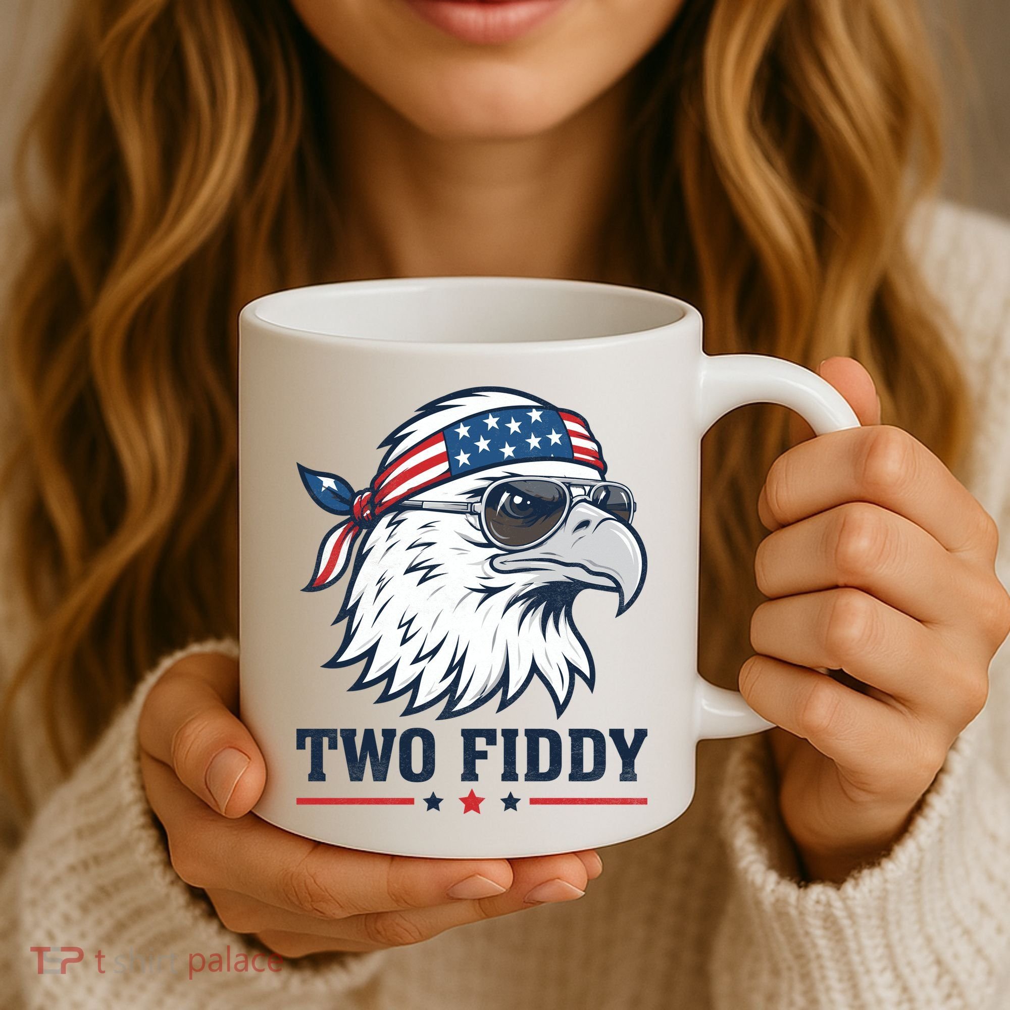 Two Fiddy American Eagle 250th Anniversary 250 Years Coffee Mug