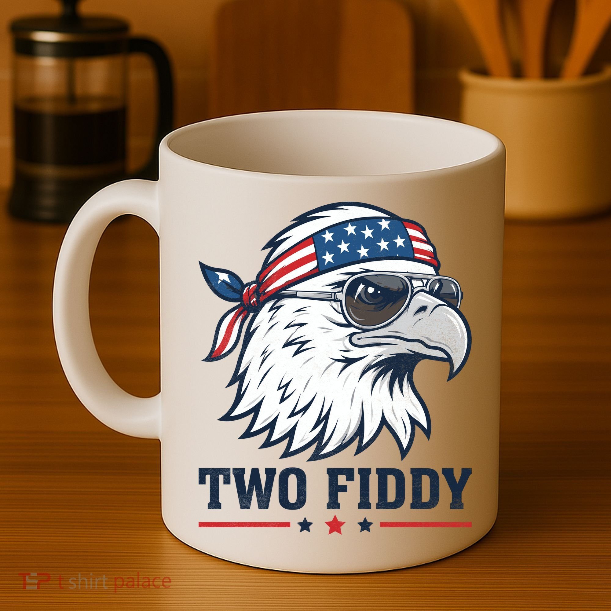Two Fiddy American Eagle 250th Anniversary 250 Years Coffee Mug