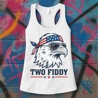 Two Fiddy American Eagle 250th Anniversary 250 Years Women's Tank Top thumb 3