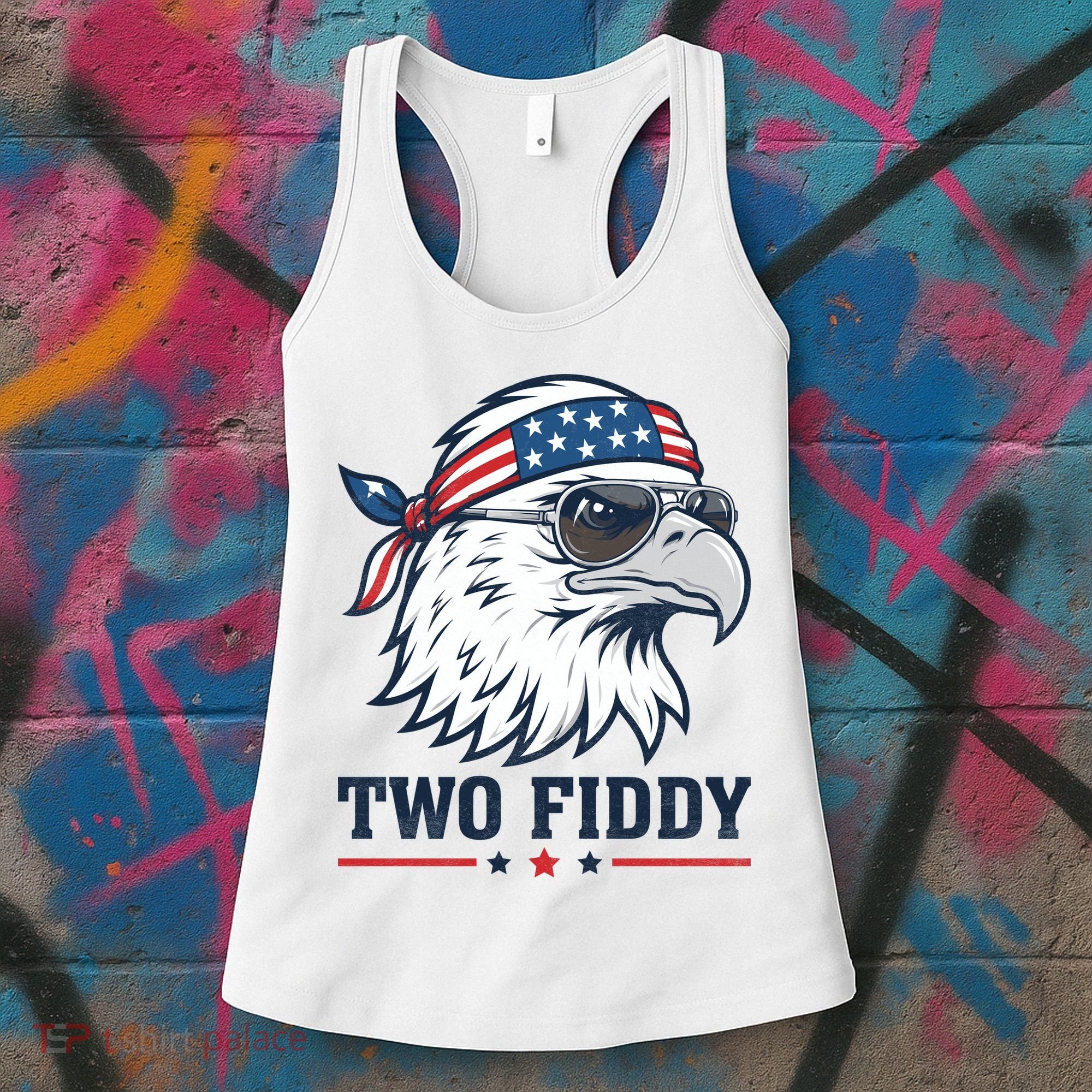 Two Fiddy American Eagle 250th Anniversary 250 Years Women's Tank Top