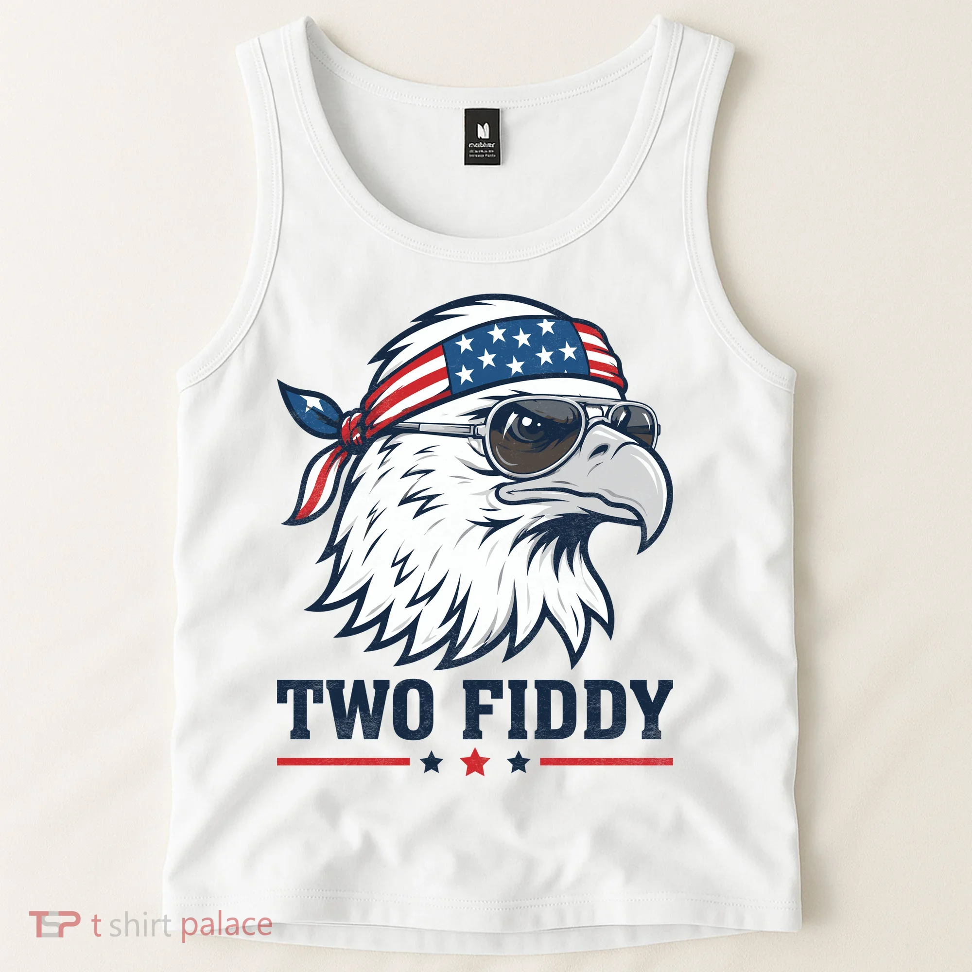 Two Fiddy American Eagle 250th Anniversary 250 Years Tank Top