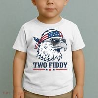 Two Fiddy American Eagle 250th Anniversary 250 Years Toddler T-Shirt thumb 2