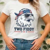 Two Fiddy American Eagle 250th Anniversary 250 Years Women's T-Shirt thumb 2