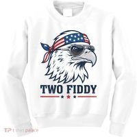 Two Fiddy American Eagle 250th Anniversary 250 Years Kids Sweatshirt thumb 0