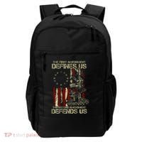 The First Amendment Defines Us American Flag Backpack thumb 0