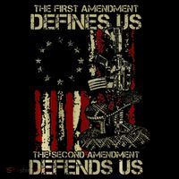 The First Amendment Defines Us American Flag Mousepad thumb 1