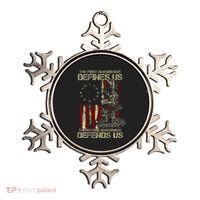The First Amendment Defines Us American Flag Ornament thumb 0