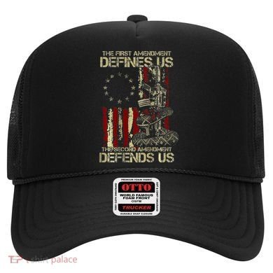 The First Amendment Defines Us American Flag Hat