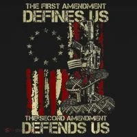 The First Amendment Defines Us American Flag Women's T-Shirt thumb 6