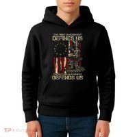 The First Amendment Defines Us American Flag Kids Hoodie thumb 4