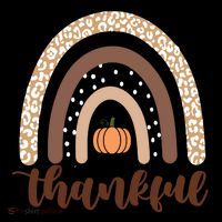 Thankful Fall Autumn Pumpkin Rainbow Coffee Mug thumb 5
