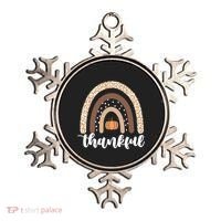 Thankful Fall Autumn Pumpkin Rainbow Ornament thumb 0