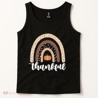 Thankful Fall Autumn Pumpkin Rainbow Tank Top thumb 2