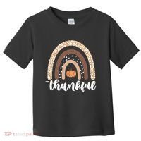 Thankful Fall Autumn Pumpkin Rainbow Toddler T-Shirt thumb 0