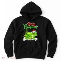 Tree Frog Animal Lover Xmas Lighting Tree Frog Christmas Hoodie thumb 0