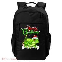 Tree Frog Animal Lover Xmas Lighting Tree Frog Christmas Backpack thumb 0