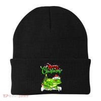 Tree Frog Animal Lover Xmas Lighting Tree Frog Christmas Beanie thumb 0
