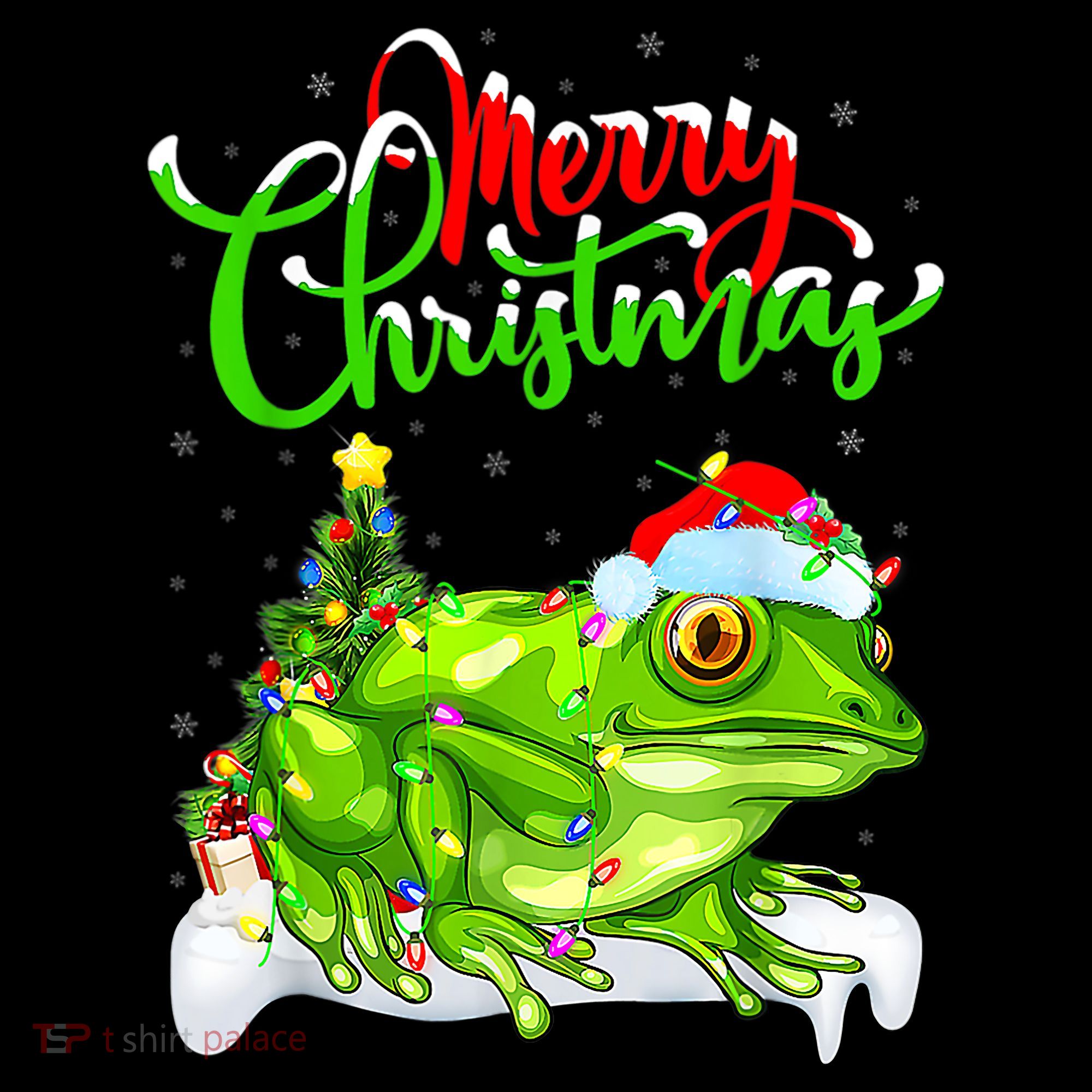 Tree Frog Animal Lover Xmas Lighting Tree Frog Christmas Women's Hoodie