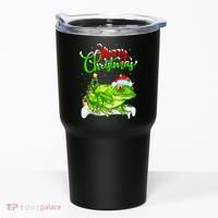 Tree Frog Animal Lover Xmas Lighting Tree Frog Christmas Tumbler thumb 0