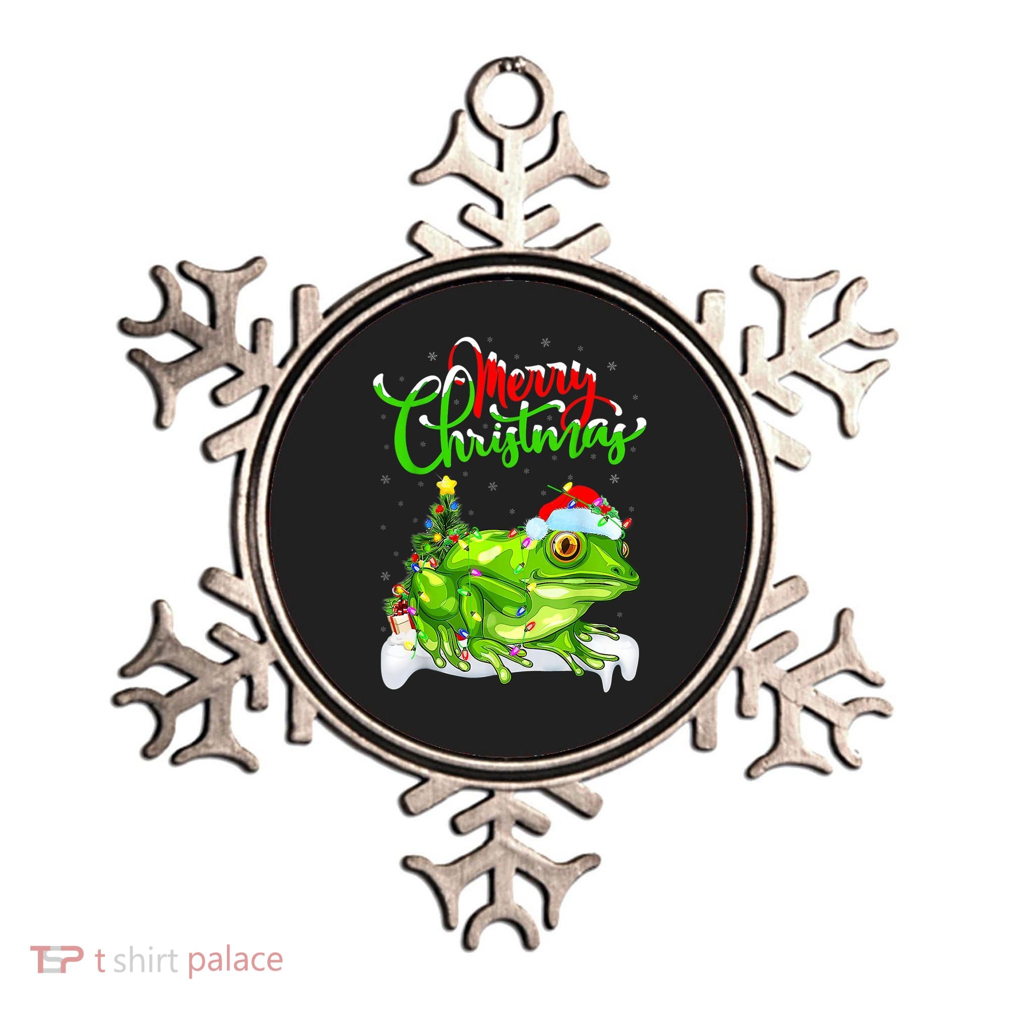 Tree Frog Animal Lover Xmas Lighting Tree Frog Christmas Ornament