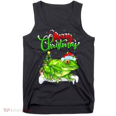 Tree Frog Animal Lover Xmas Lighting Tree Frog Christmas Tank Top