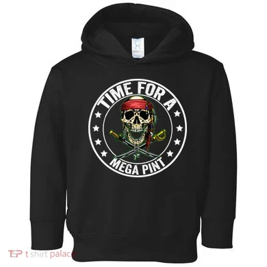 Time For A Mega Pint Toddler Hoodie