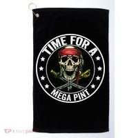 Time For A Mega Pint Golf Towel thumb 0