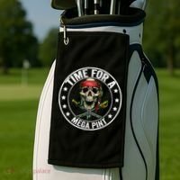 Time For A Mega Pint Golf Towel thumb 2