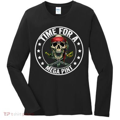 Time For A Mega Pint Women's Long Sleeve Shirt