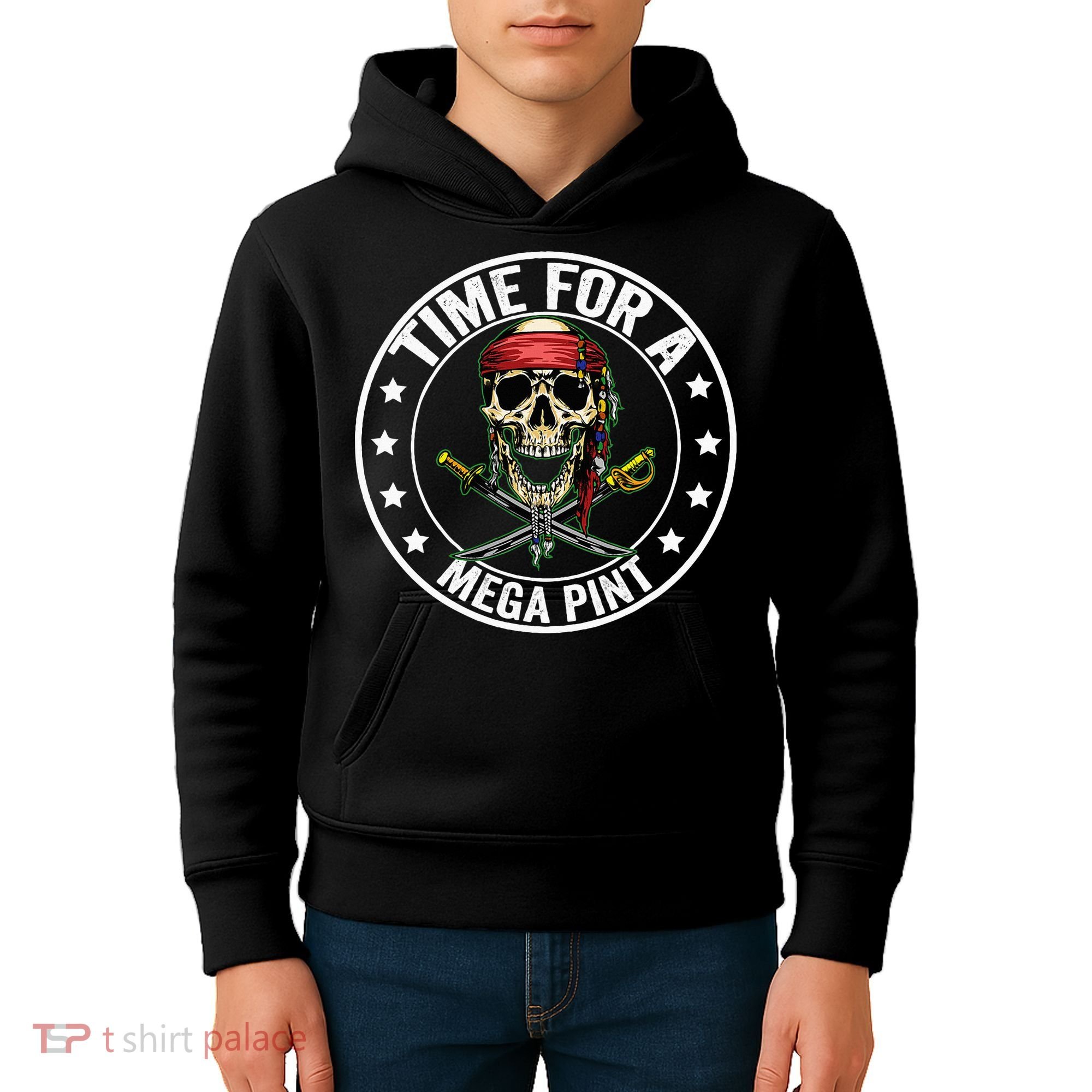 Time For A Mega Pint Kids Hoodie