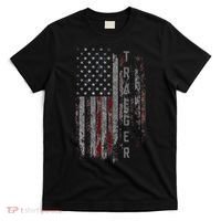 Traeger Family American Flag T-Shirt thumb 0