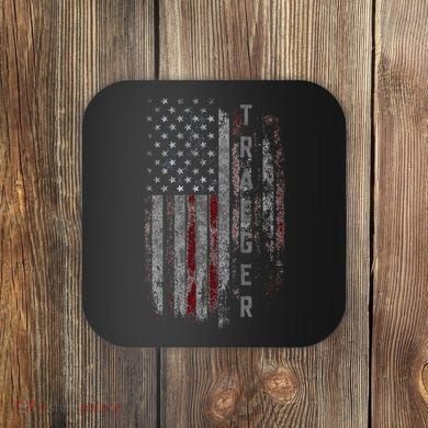 Traeger Family American Flag Coaster