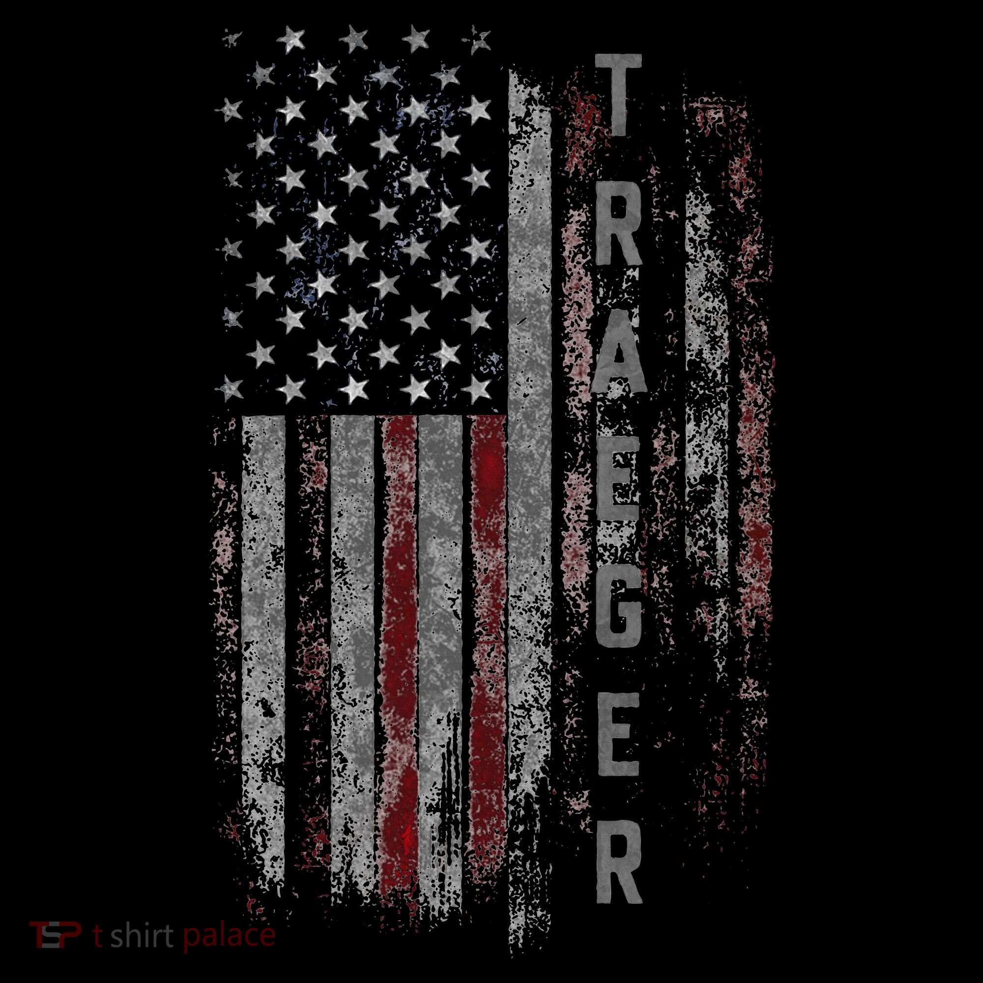 Traeger Family American Flag Women's Hoodie