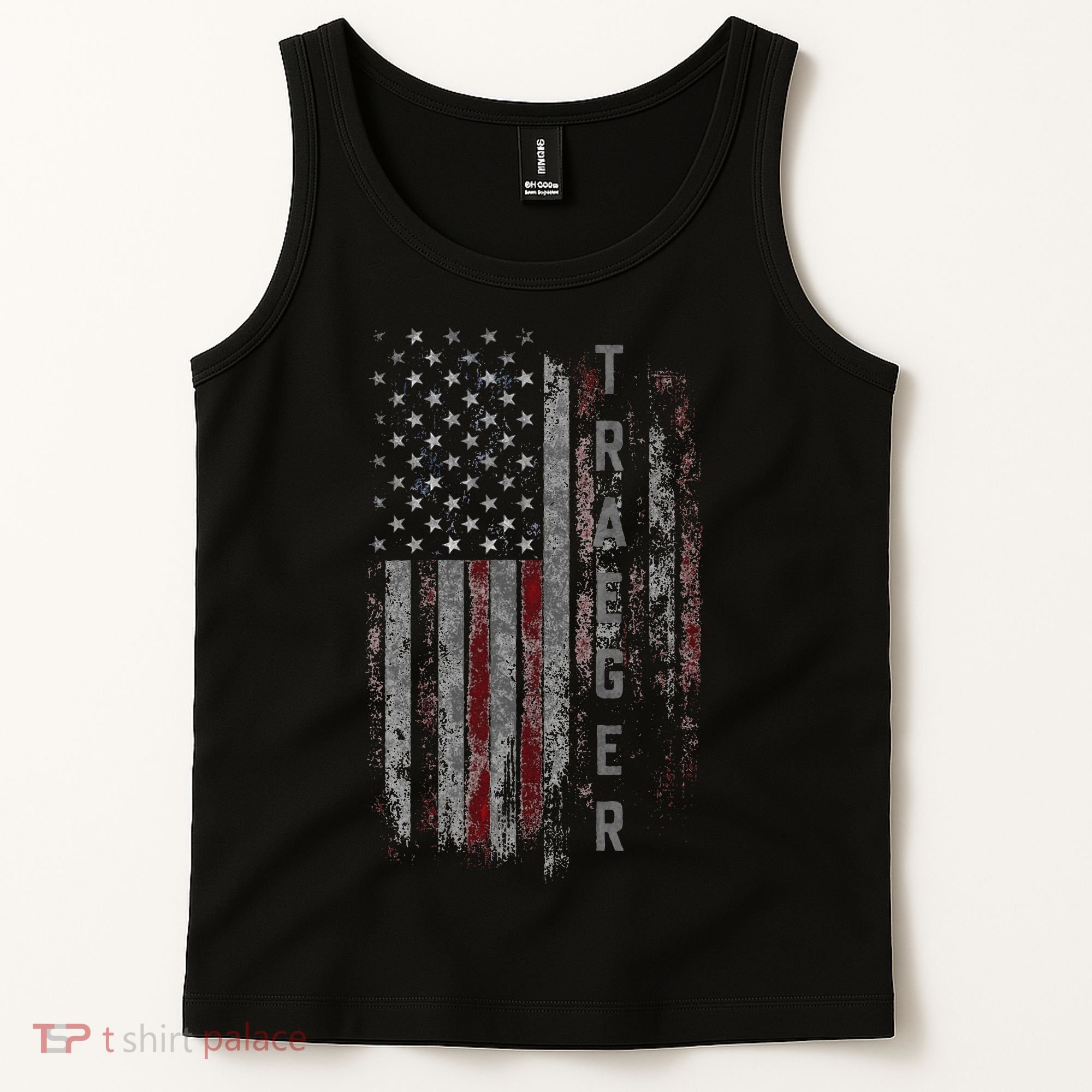 Traeger Family American Flag Tank Top