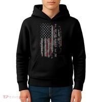 Traeger Family American Flag Kids Hoodie thumb 4