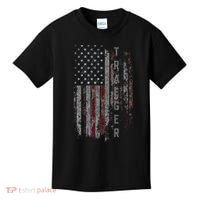 Traeger Family American Flag Kids T-Shirt thumb 0