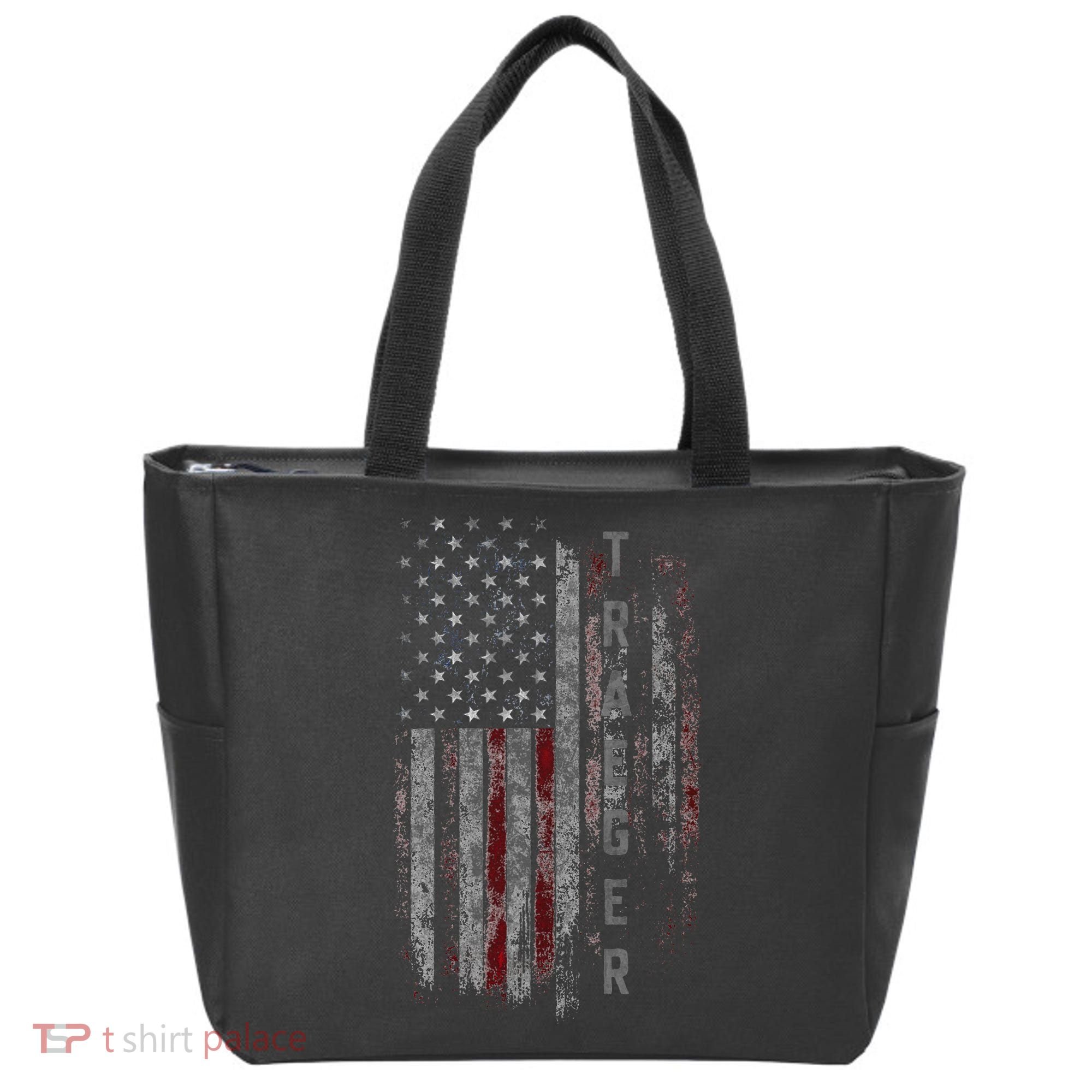 Traeger Family American Flag Tote Bag