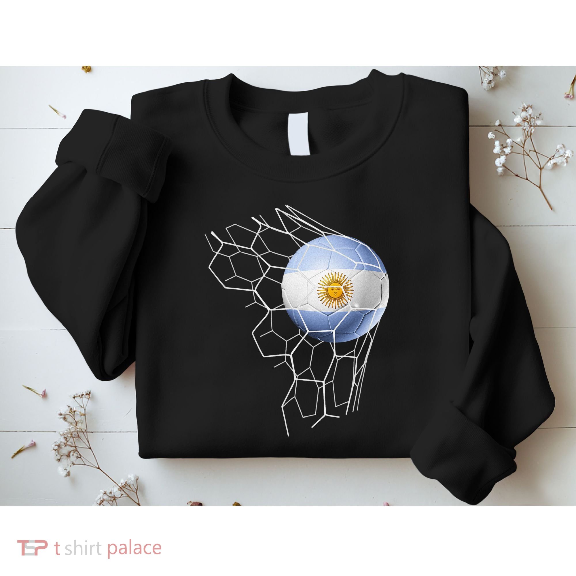 Team Fan Argentine Flag Patriotic Argentina Soccer Sweatshirt
