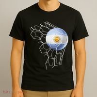 Team Fan Argentine Flag Patriotic Argentina Soccer T-Shirt thumb 3