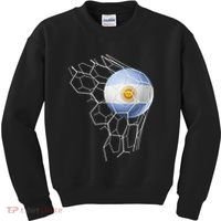 Team Fan Argentine Flag Patriotic Argentina Soccer Kids Sweatshirt thumb 0