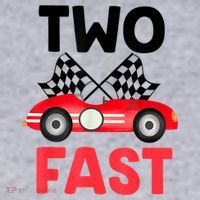 Two Fast Birthday Shirt 2 Fast 2 Curious Decorations 2nd Women's Sweatshirt thumb 2