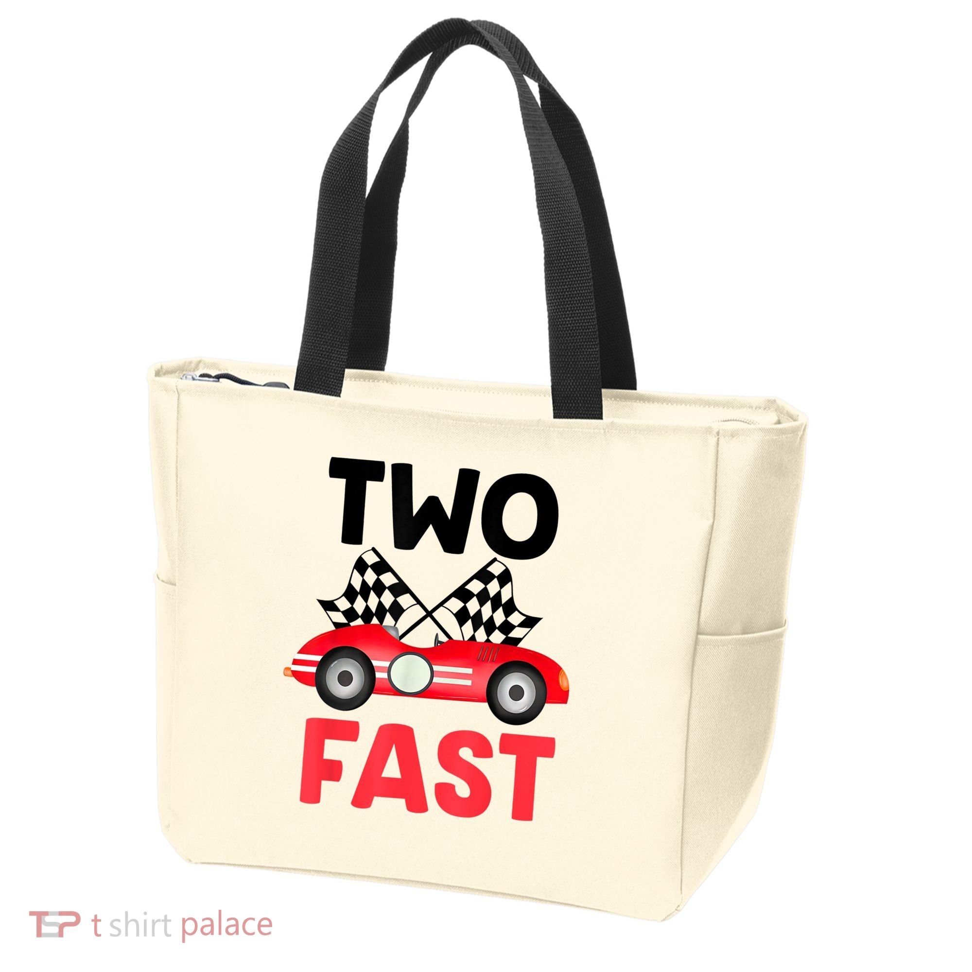Two Fast Birthday Shirt 2 Fast 2 Curious Decorations 2nd Tote Bag
