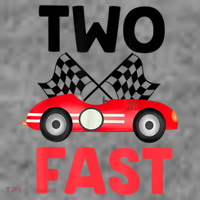 Two Fast Birthday Shirt 2 Fast 2 Curious Decorations 2nd Toddler Hoodie thumb 2