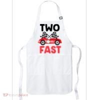 Two Fast Birthday Shirt 2 Fast 2 Curious Decorations 2nd Apron thumb 0