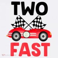 Two Fast Birthday Shirt 2 Fast 2 Curious Decorations 2nd Apron thumb 3