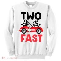 Two Fast Birthday Shirt 2 Fast 2 Curious Decorations 2nd Sweatshirt thumb 0