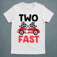 Two Fast Birthday Shirt 2 Fast 2 Curious Decorations 2nd T-Shirt thumb 5