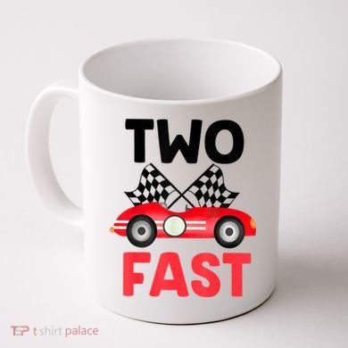 Two Fast Birthday Shirt 2 Fast 2 Curious Decorations 2nd Coffee Mug