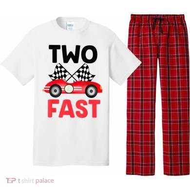 Two Fast Birthday Shirt 2 Fast 2 Curious Decorations 2nd Pajama Set