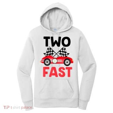 Two Fast Birthday Shirt 2 Fast 2 Curious Decorations 2nd Women's Hoodie
